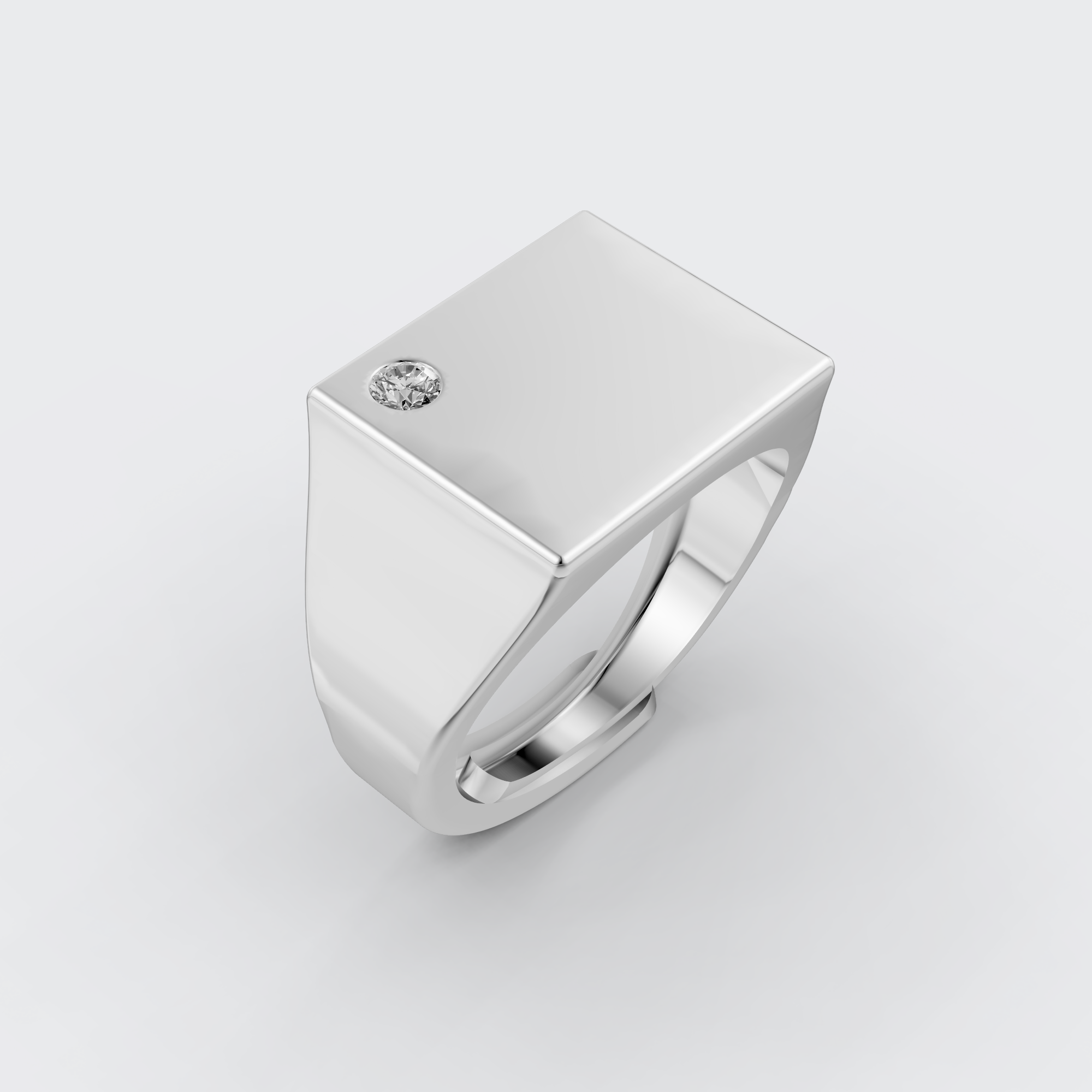 Blockhead Ring