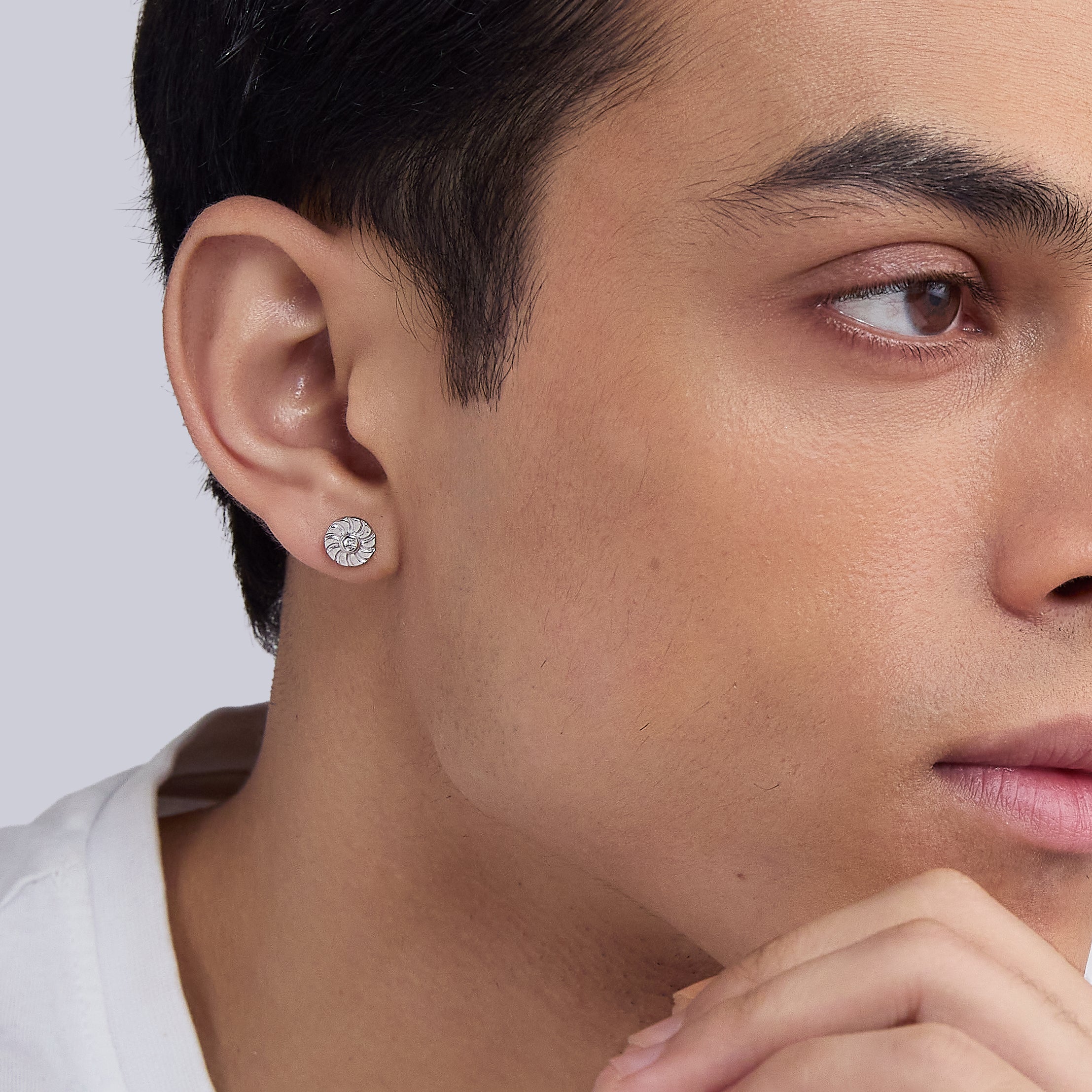 Helix Diamond Stud [Single Stud]