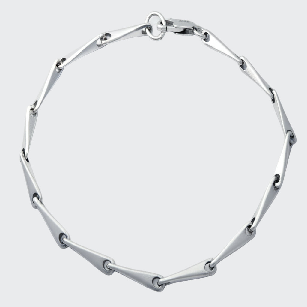 Edge Silver Bracelet