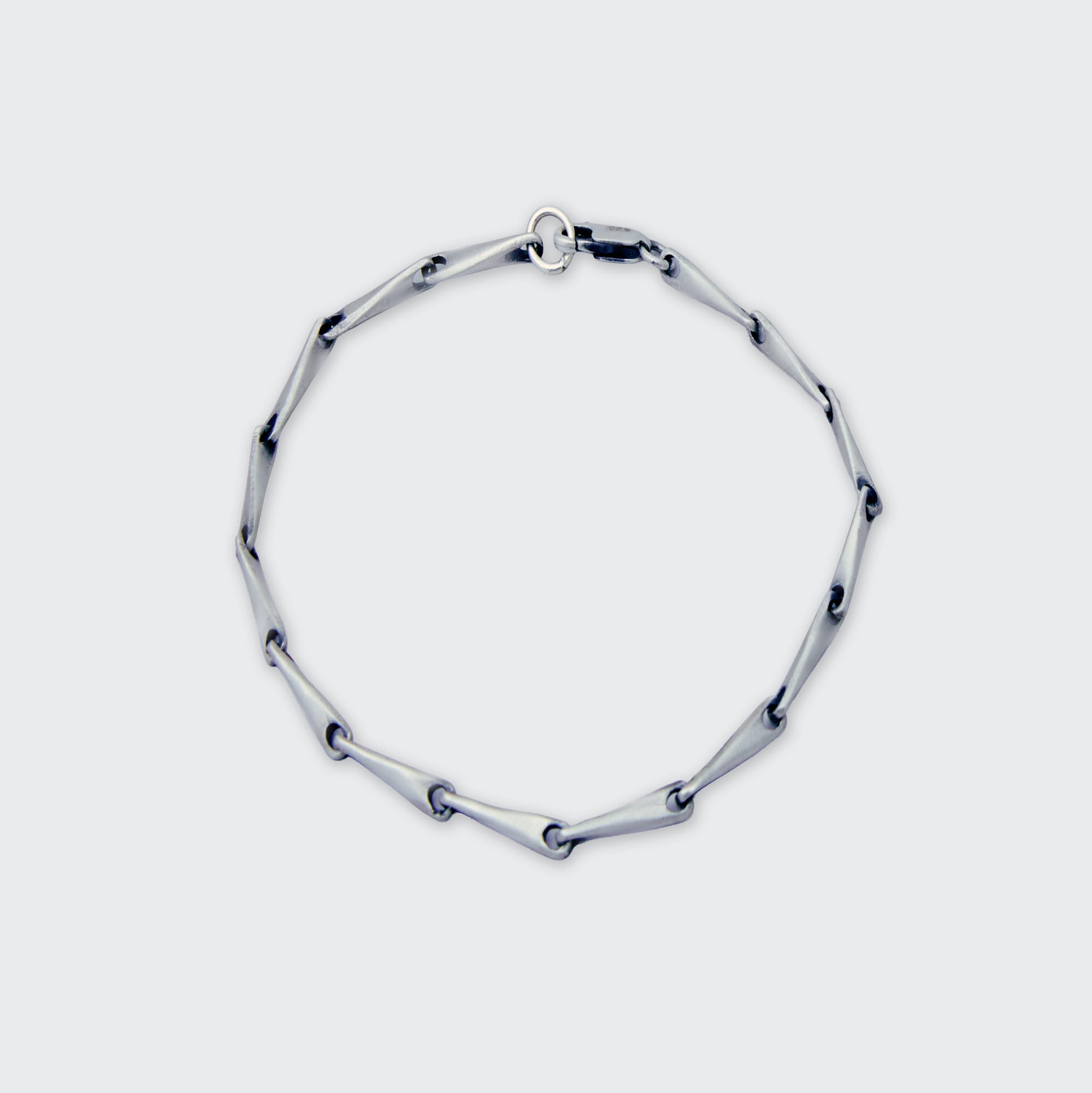 Edge Silver Bracelet
