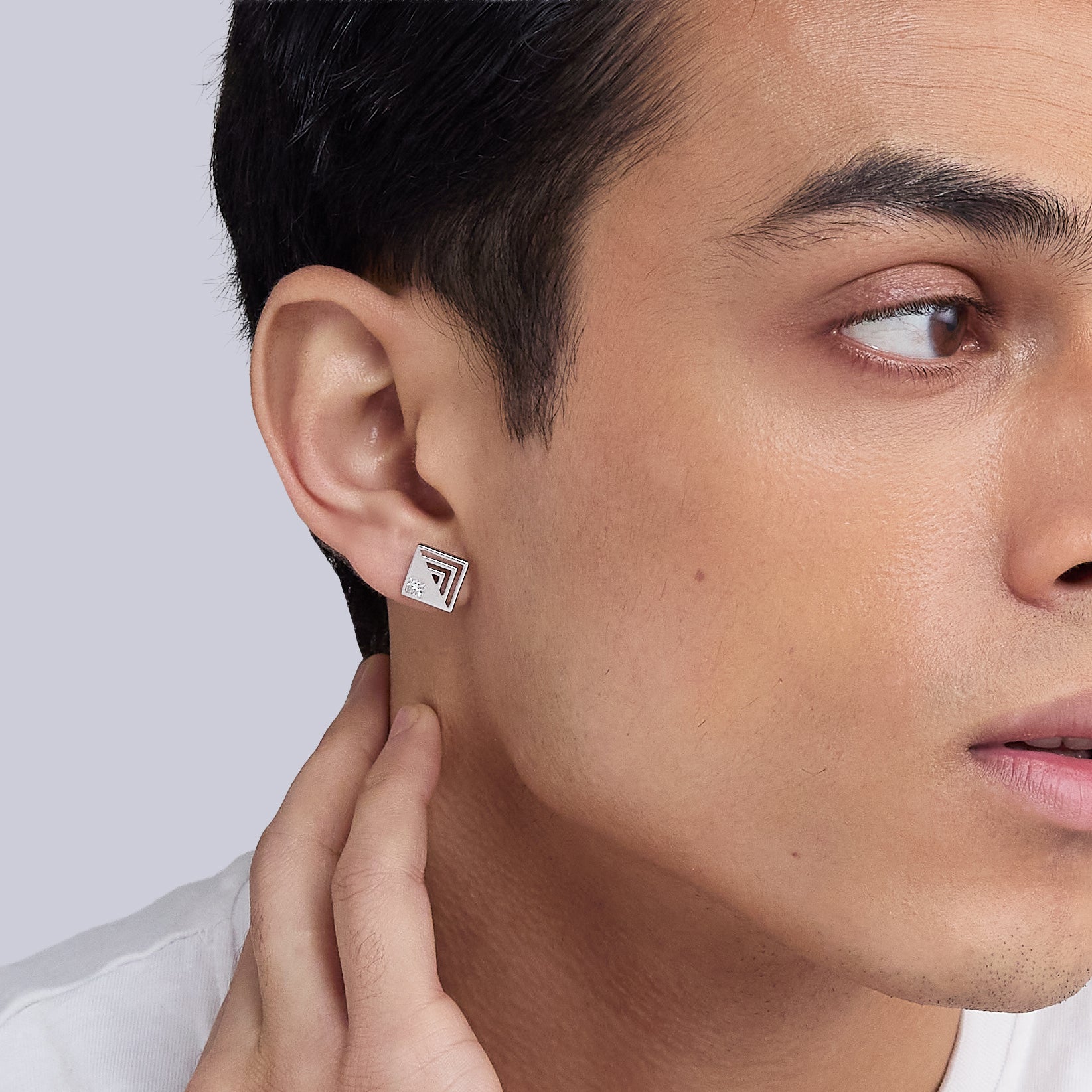 Prism Diamond Stud [Single Stud]