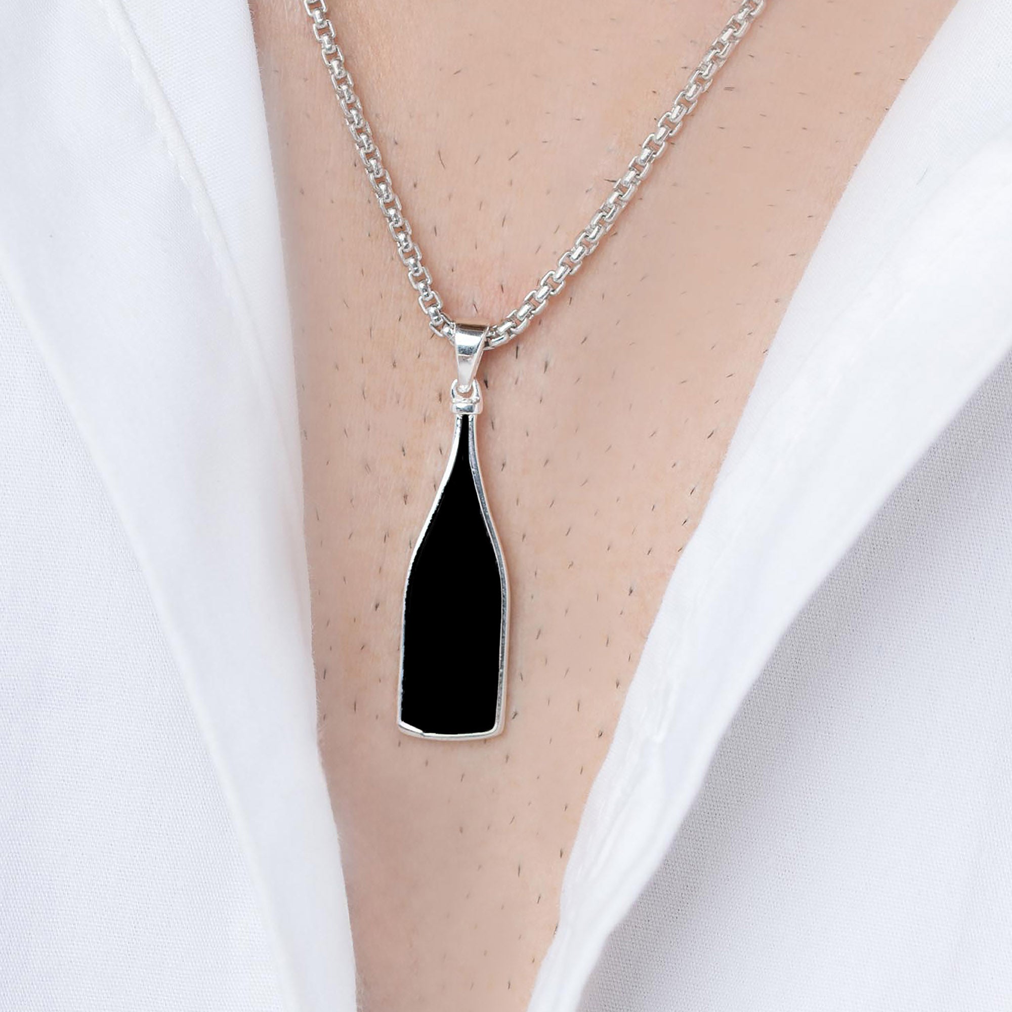 Champagne Bottle Pendant