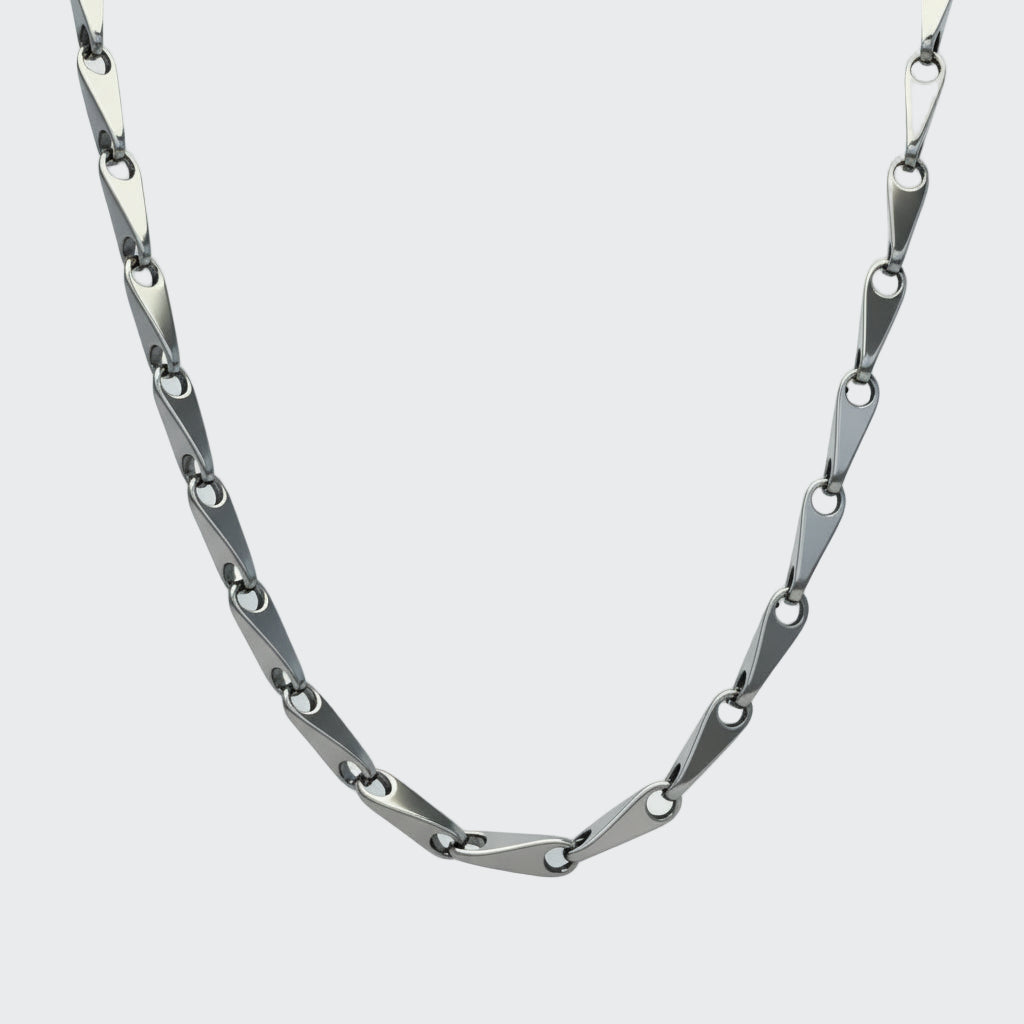 Edge silver chain