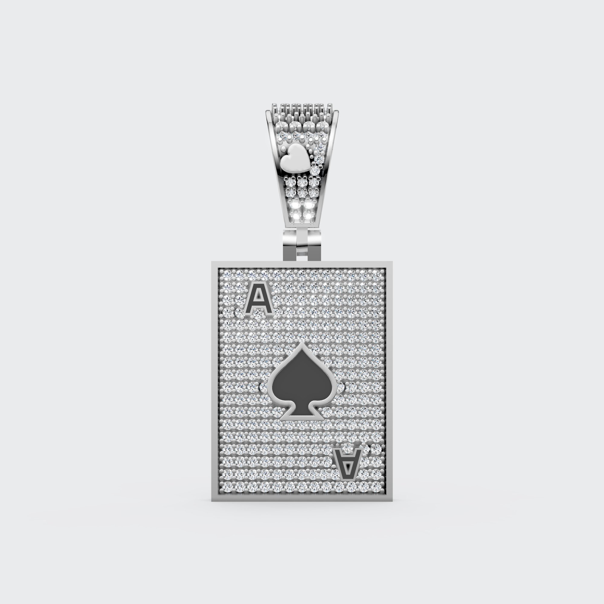 Ace of Spades Pendant