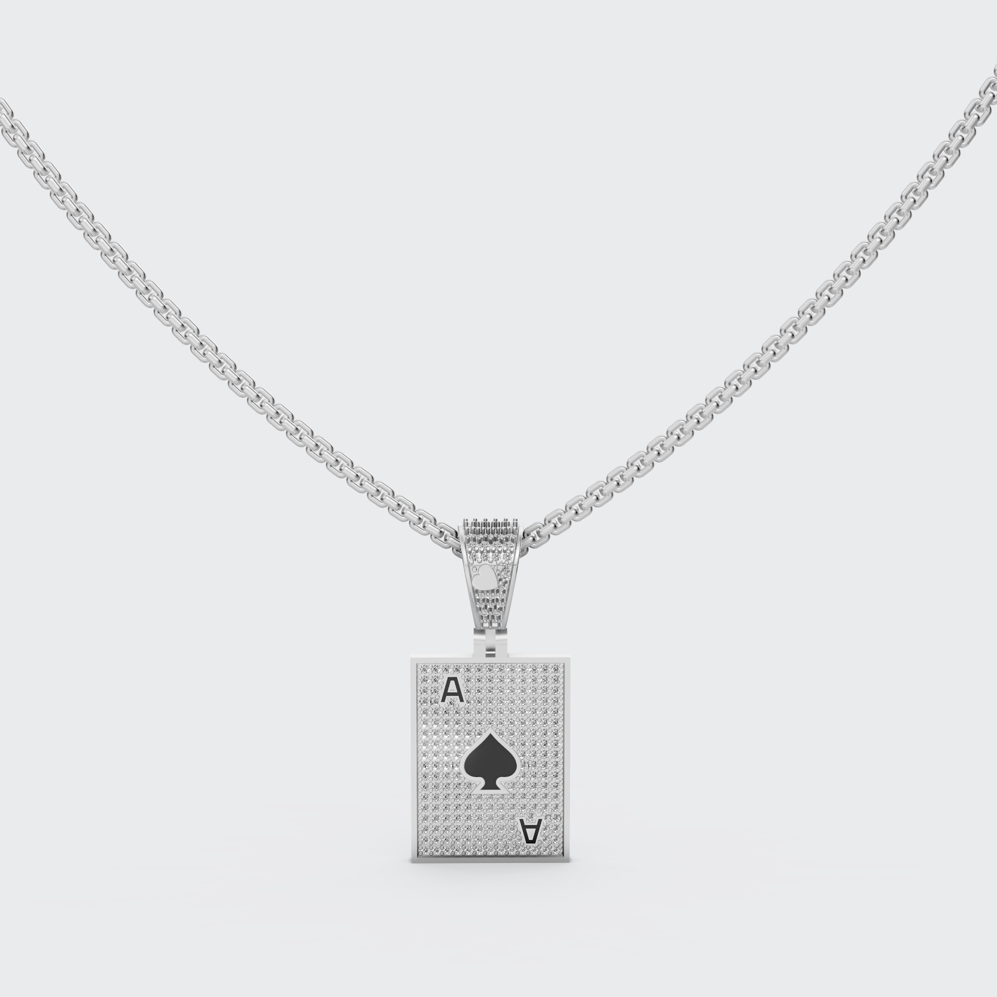 Ace of Spades Pendant