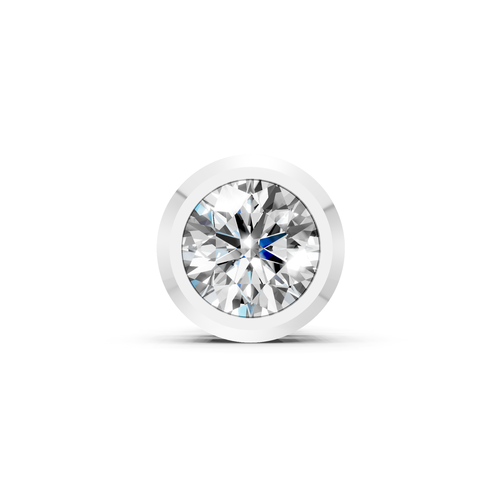Aura Diamond Studs [Single Stud]