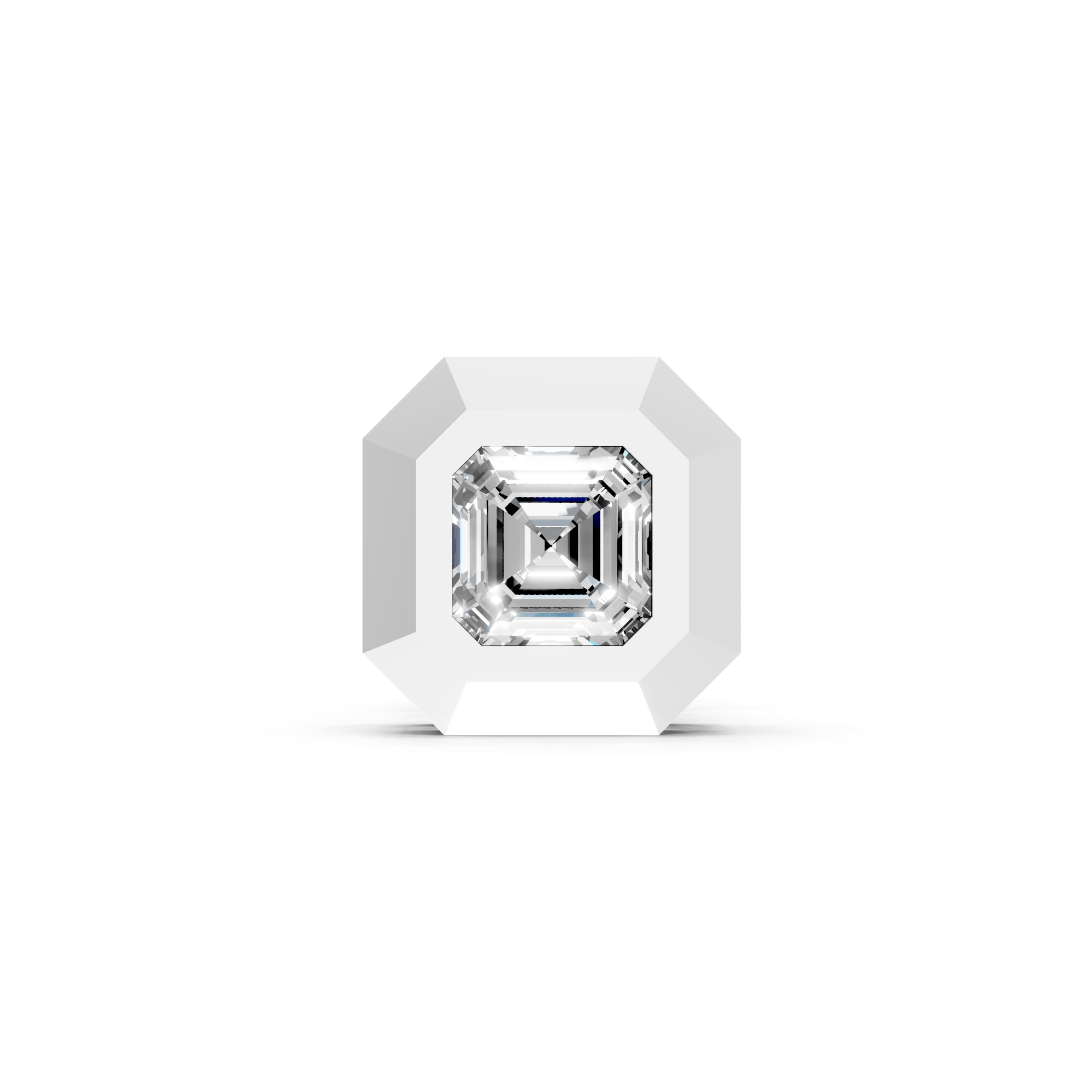 Frosted Diamond Studs [Single Stud]