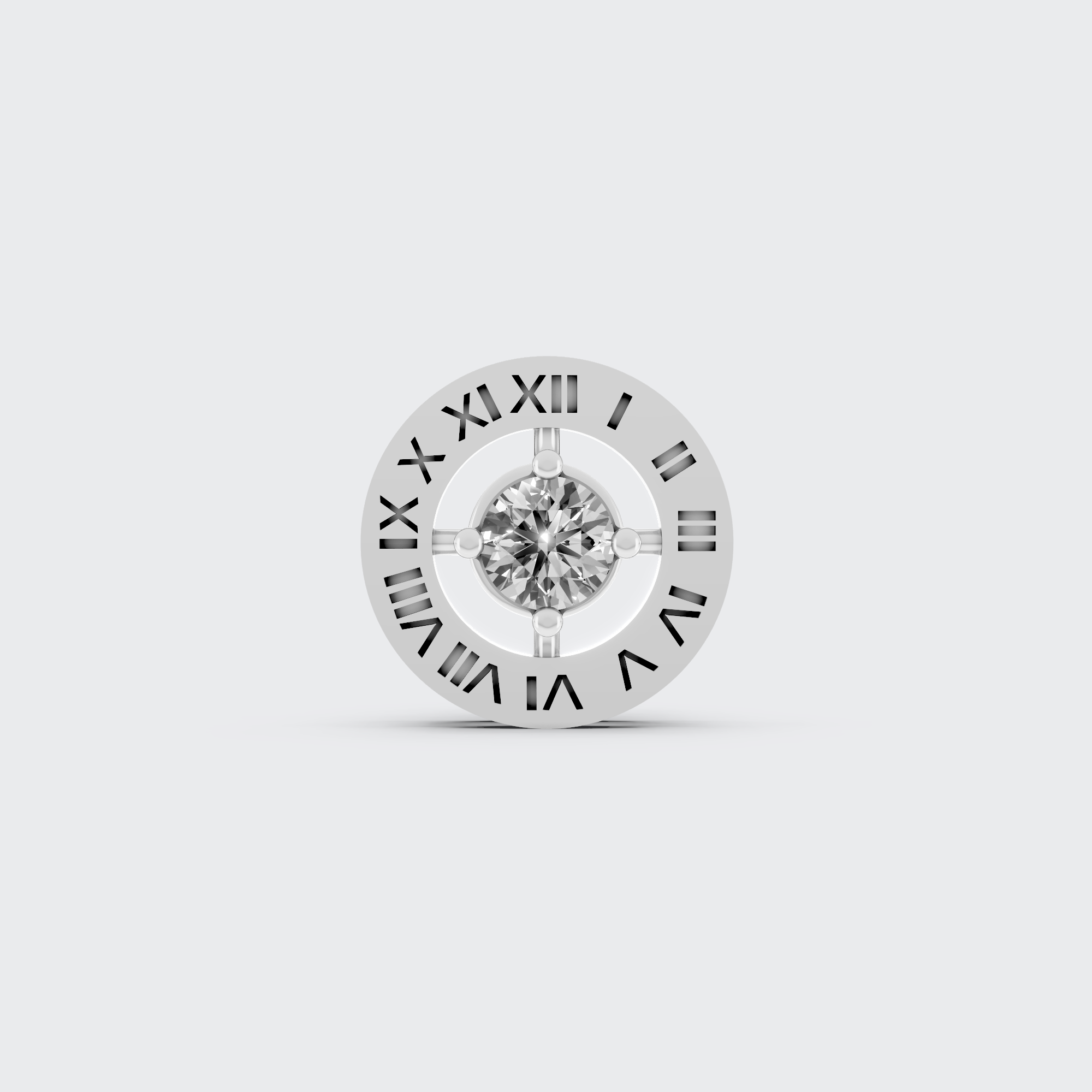 Chrono Diamond Studs [Single Stud]