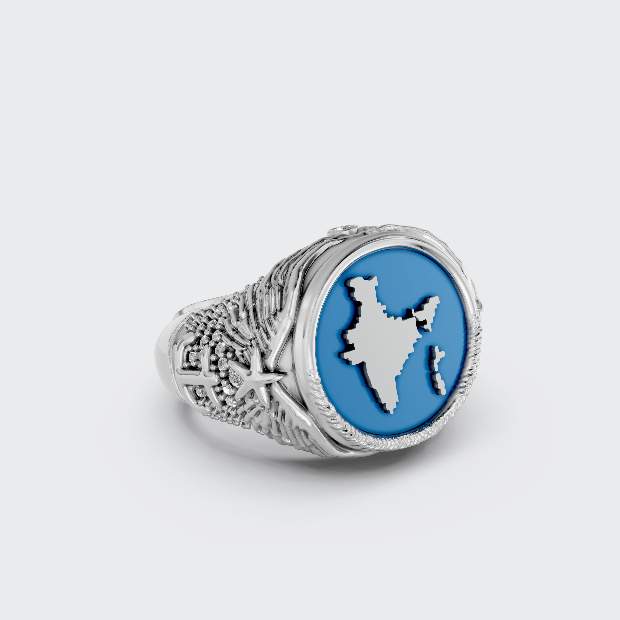 Bharat Map Ring