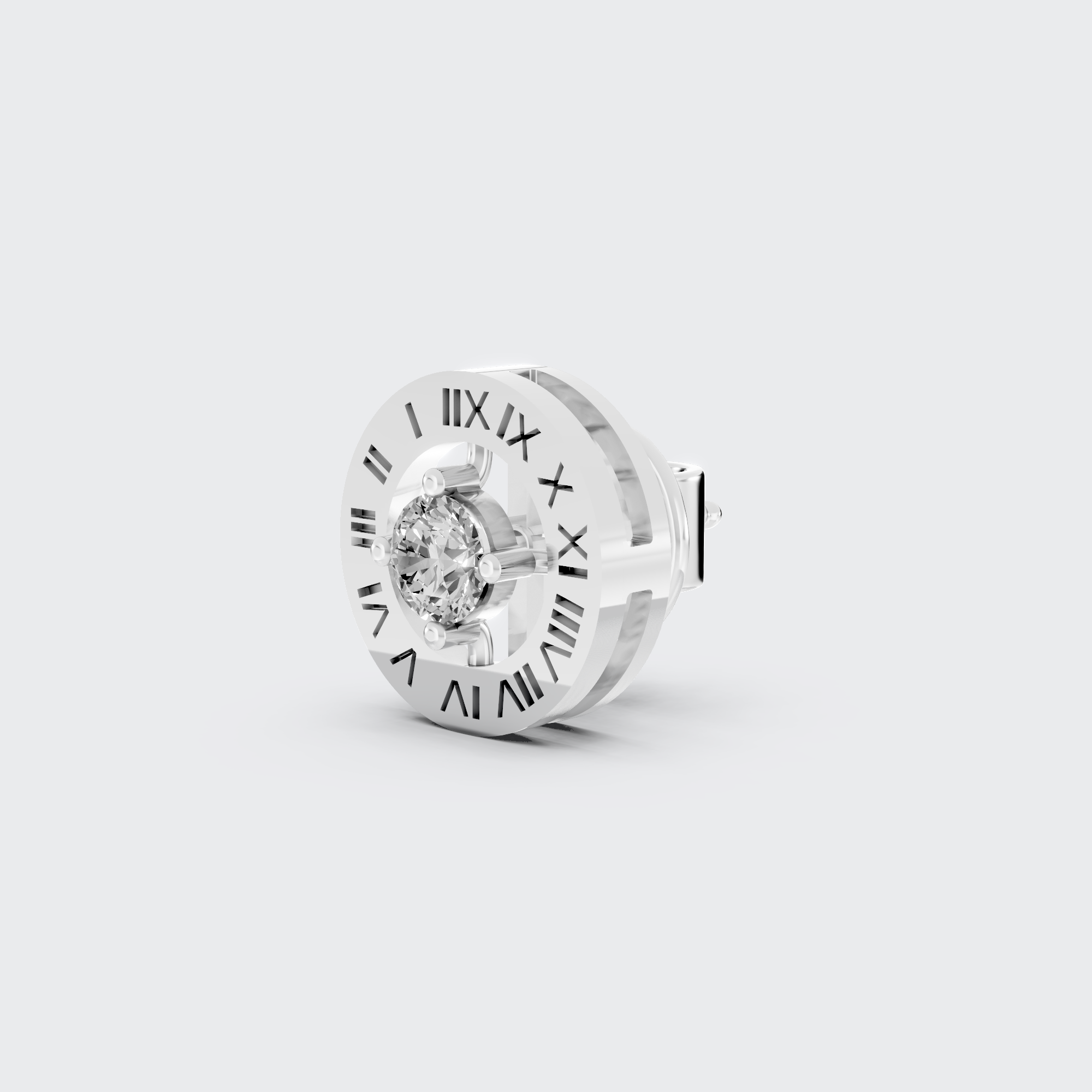 Chrono Diamond Studs [Single Stud]