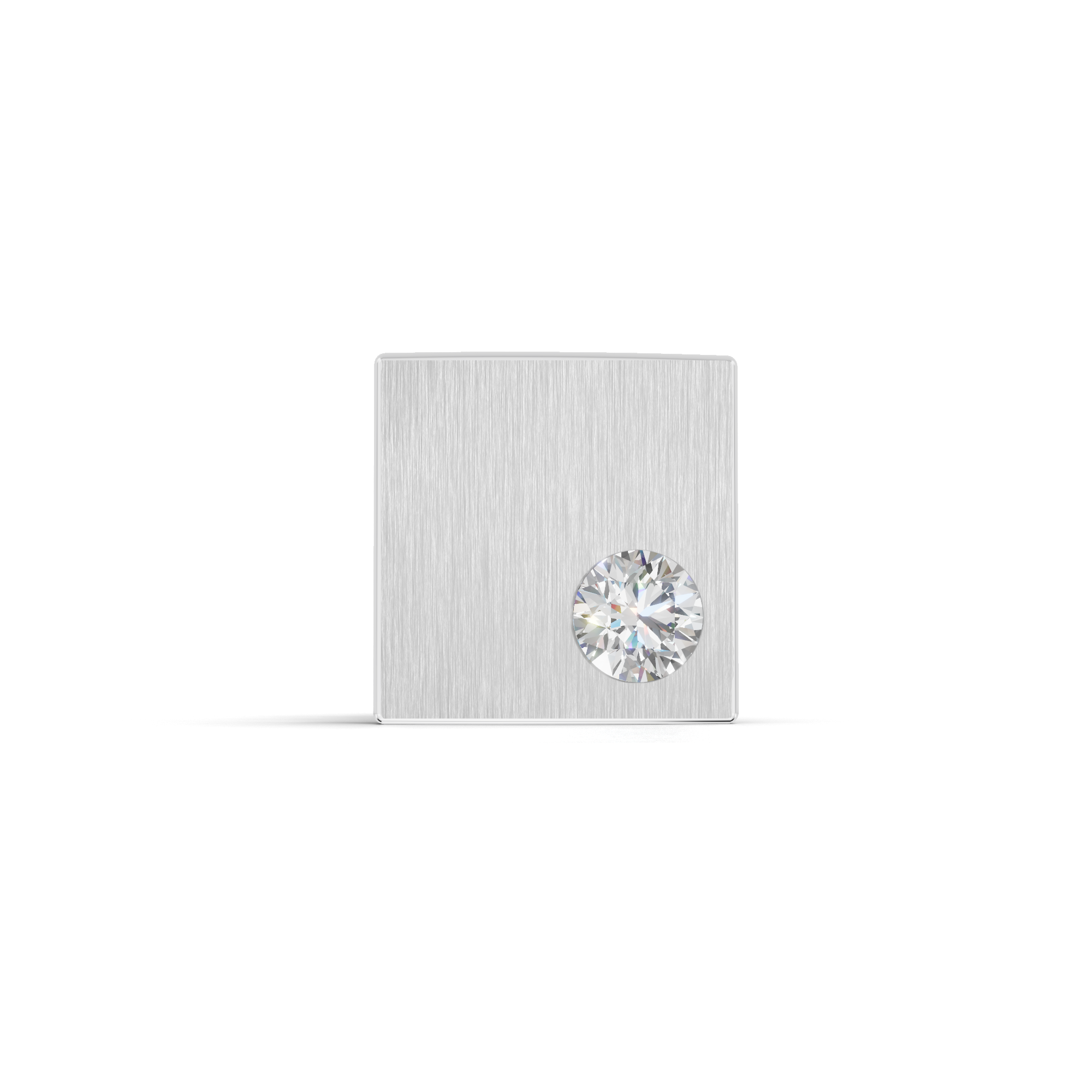 Grain Diamond Stud [Single Stud]