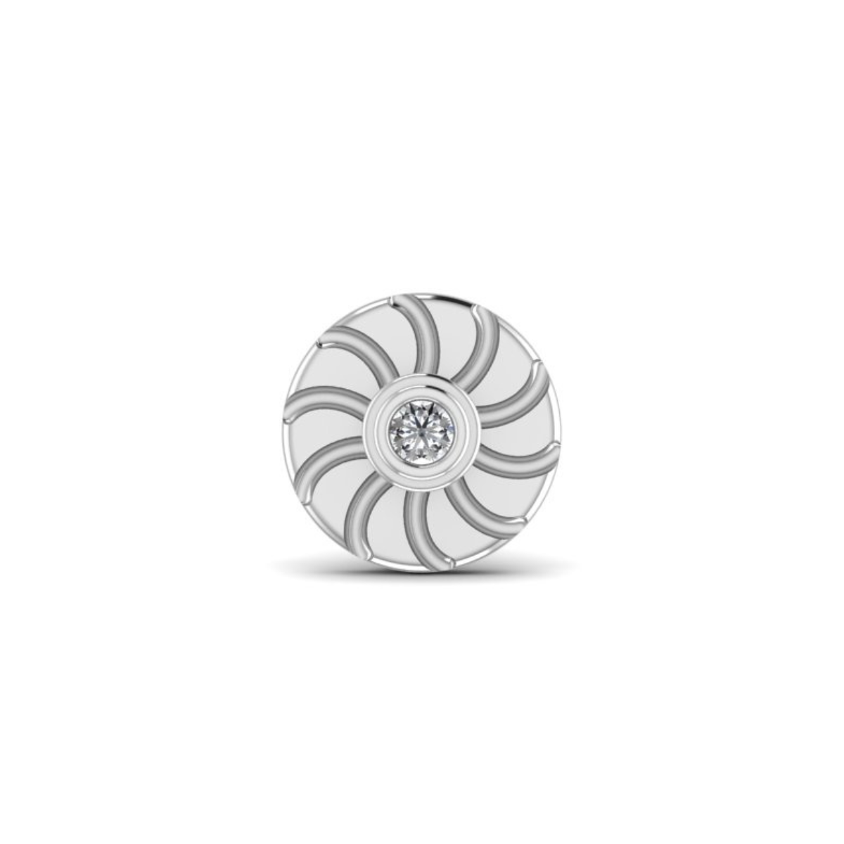 Helix Diamond Stud [Single Stud]